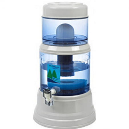 Fontaine Aqualine 12 (8+4 litres) et pH neutre, distributeur d’eau filtrée  avec réservoir en verre